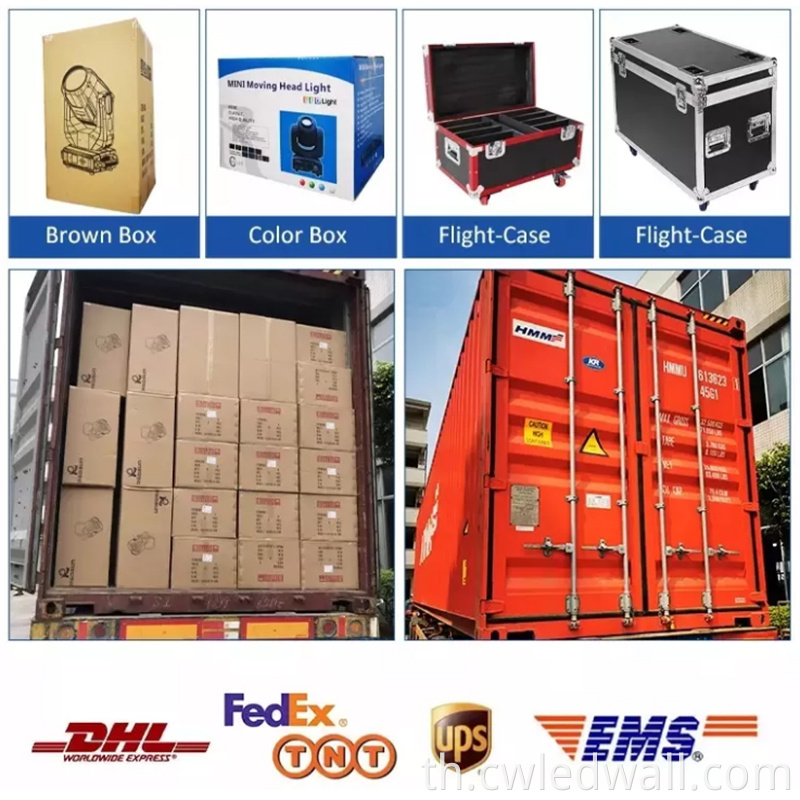 LED Wall Package and shipping info